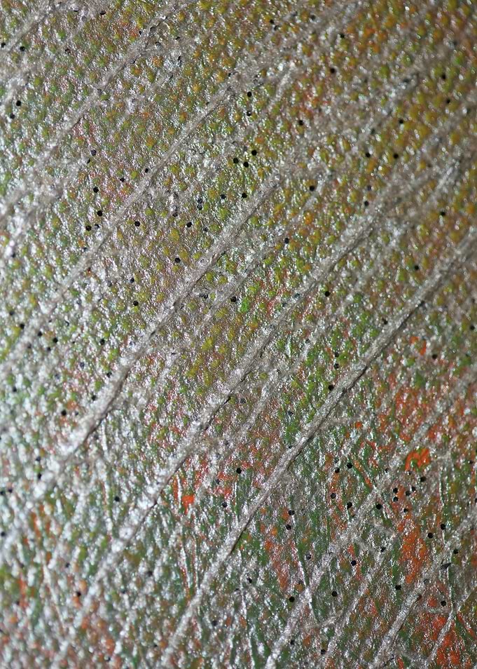 Canvas paint art close up