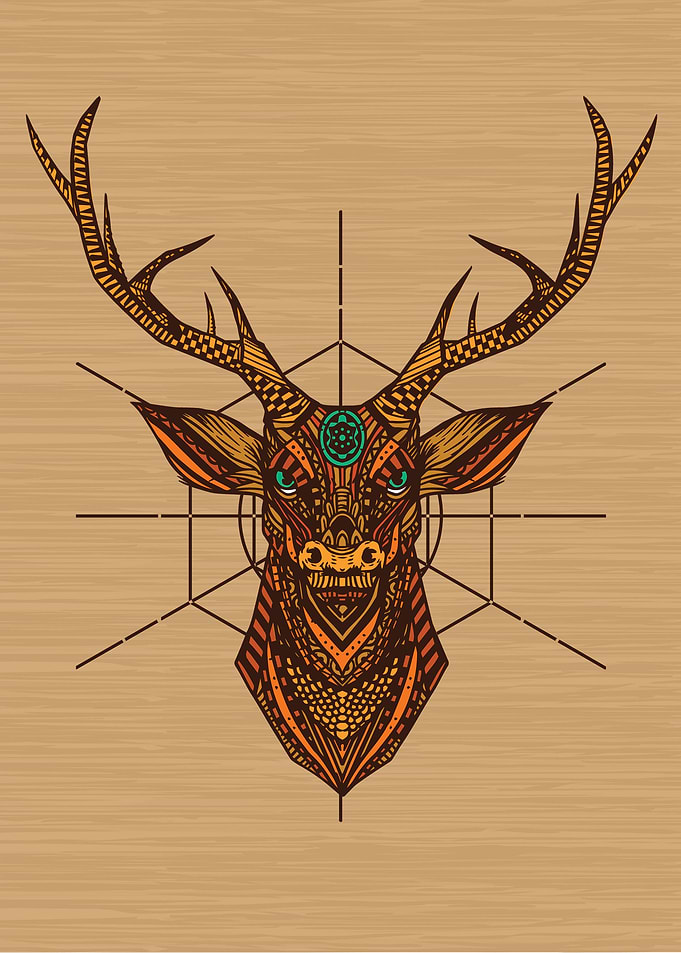 Mandala Deer Animal