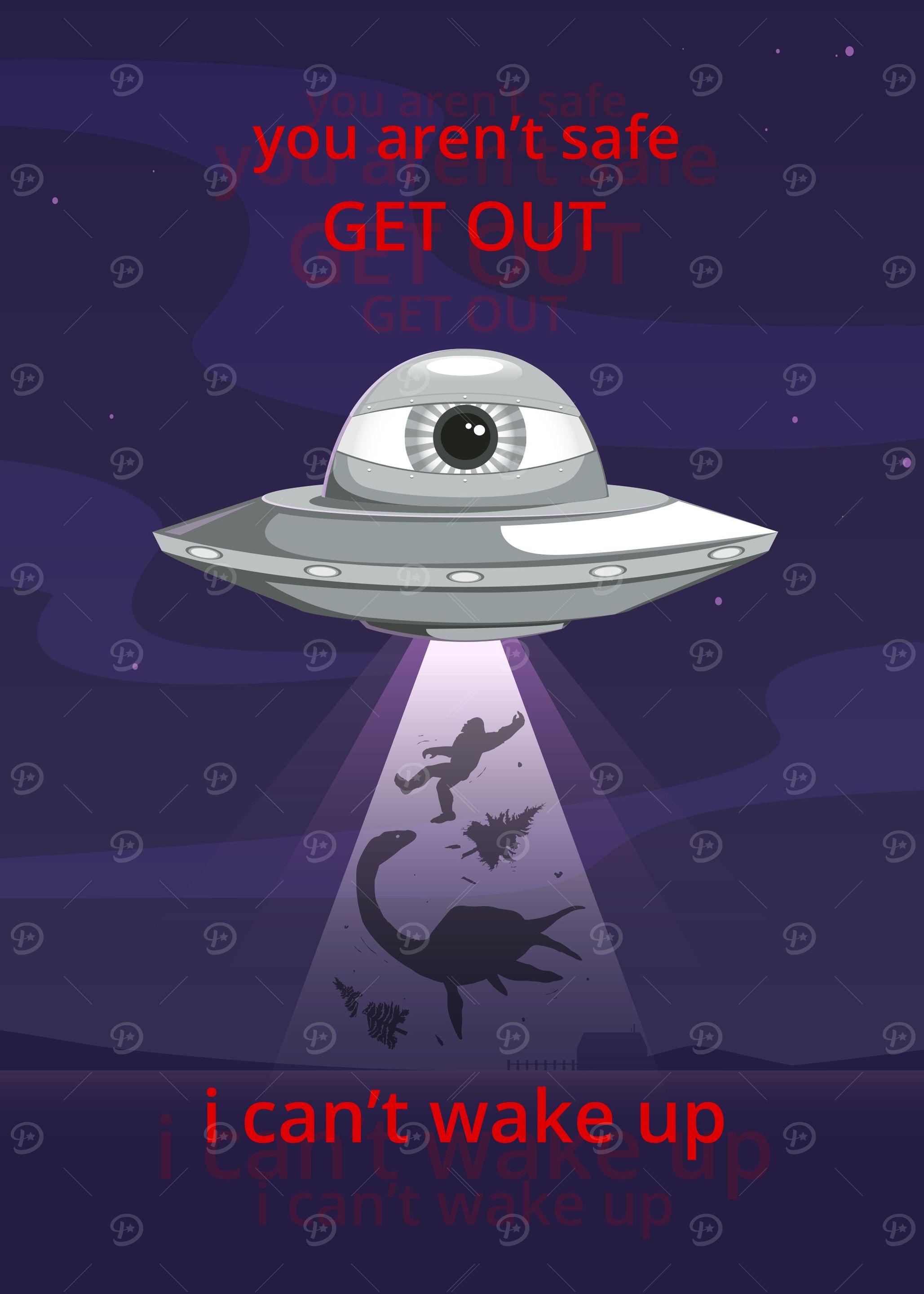 Weirdcore Alien Ufo