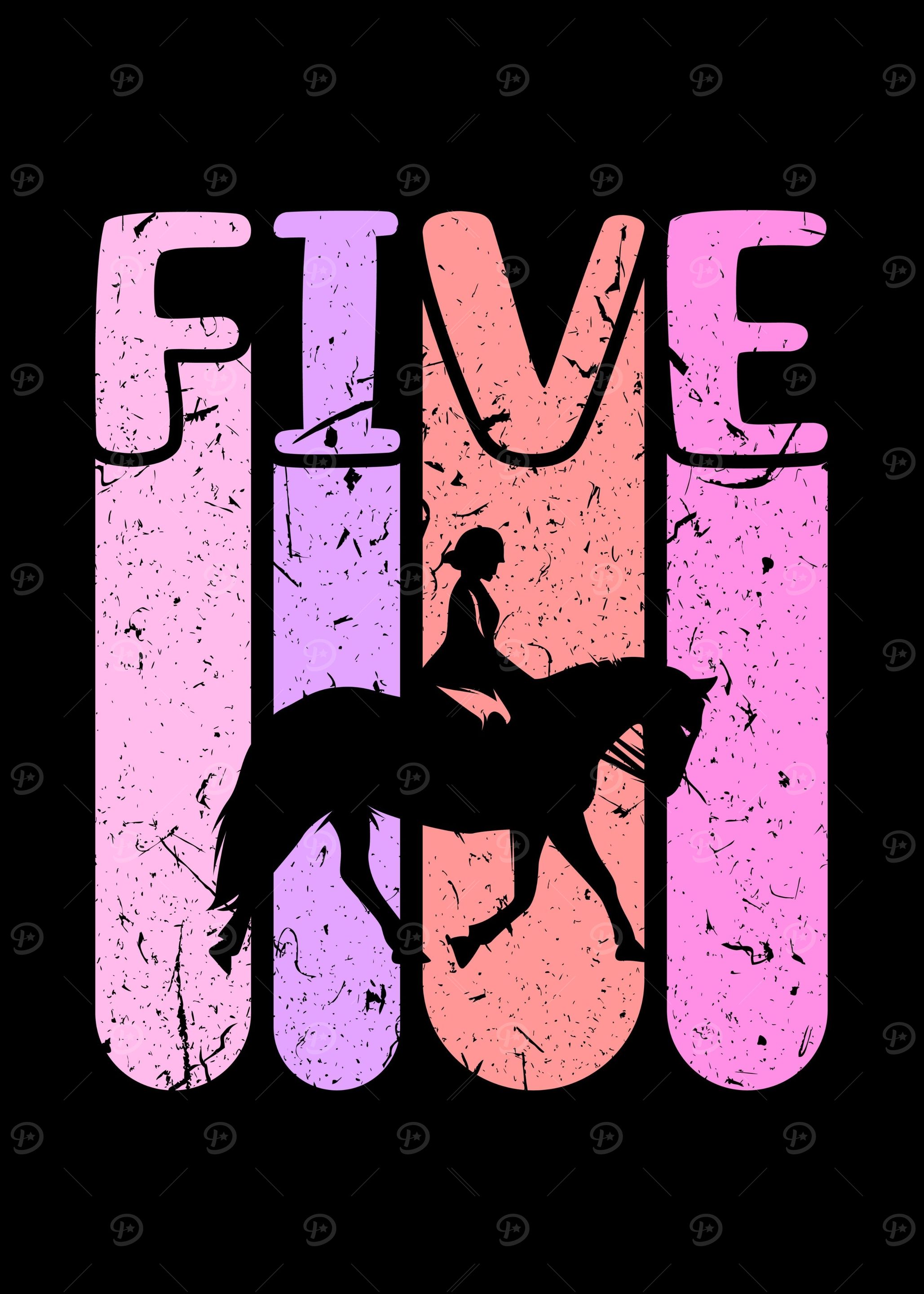 Horse Girl 5th Birthday