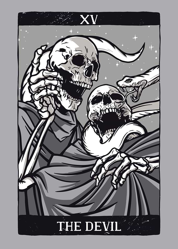The devil tarot