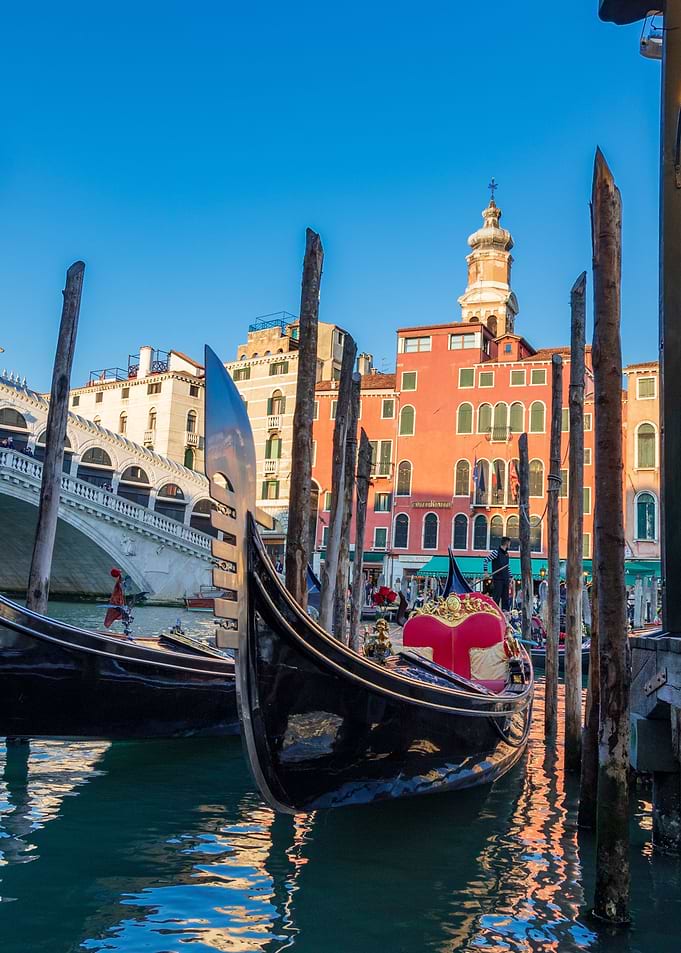 gondolas in venice