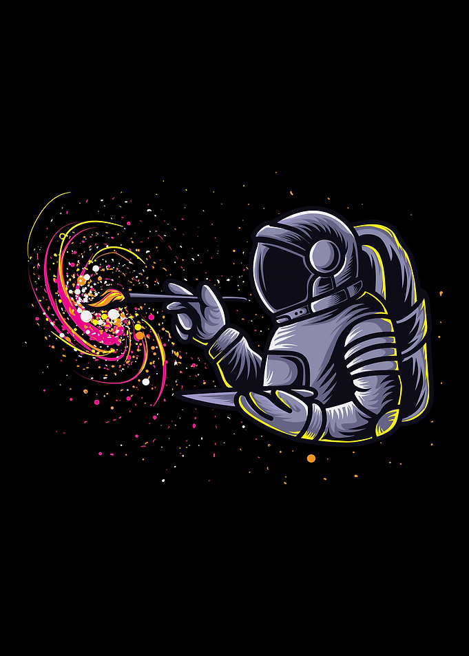 Painting the universe