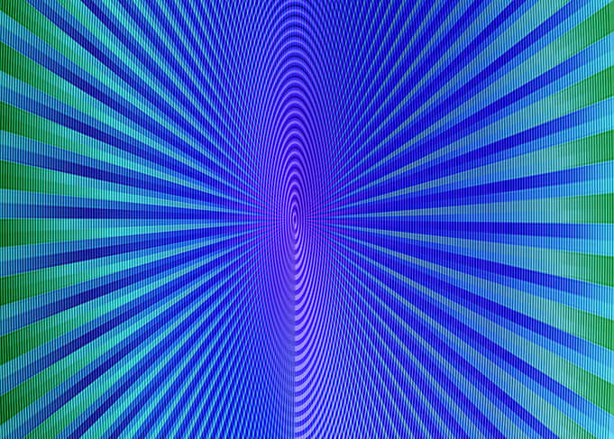 Illusion lines design trip