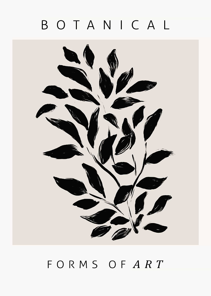 Abstract Botanical Leaves