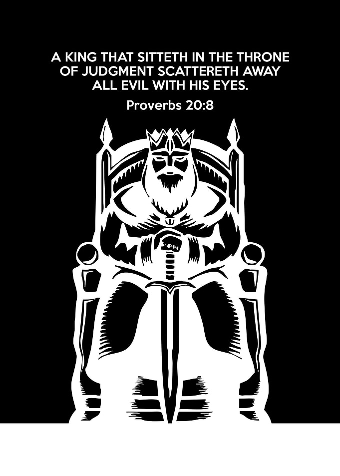 Proverbs 20 8