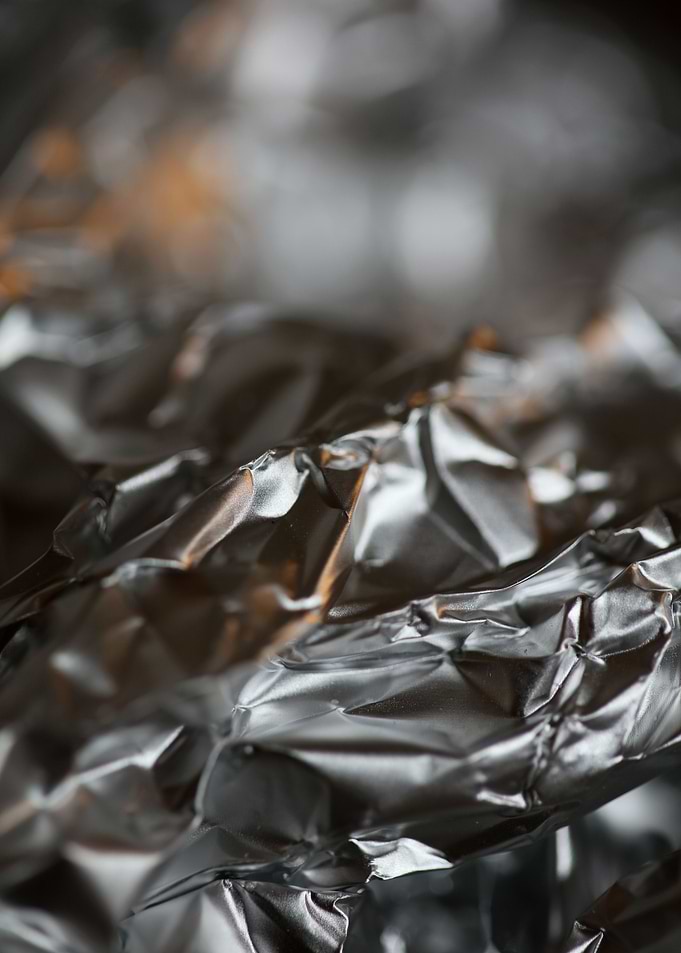 Alu folie macro abstract