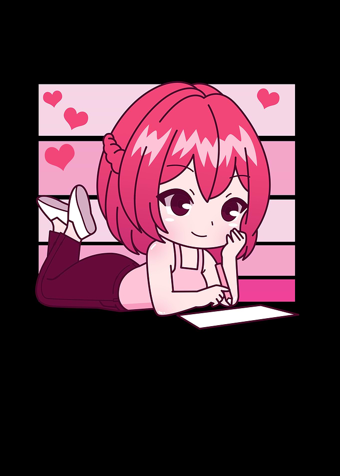 Anime Girl Sketching