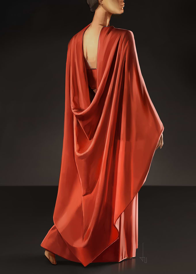 Orange Gown