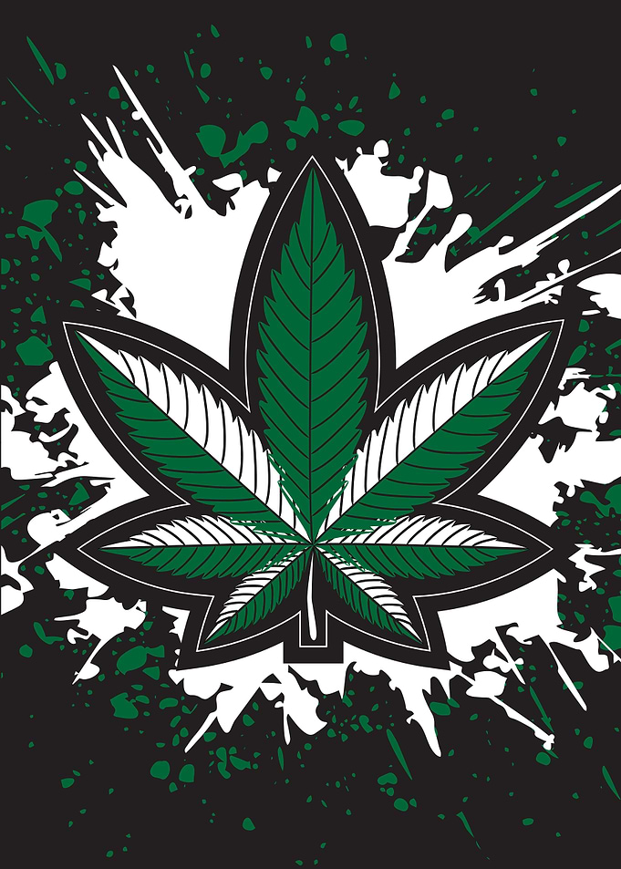 Weed Leaf Green