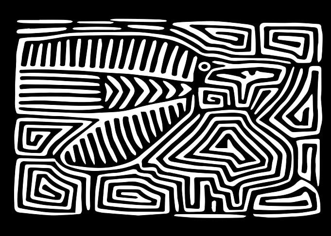 mola kuna from panama