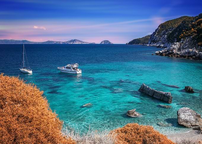 Holiday in Greek Island