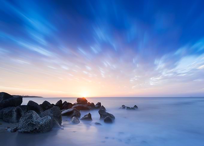 Taiwan coast scenery