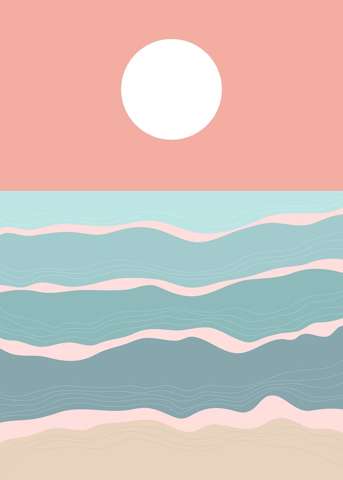 Moon Night view poster