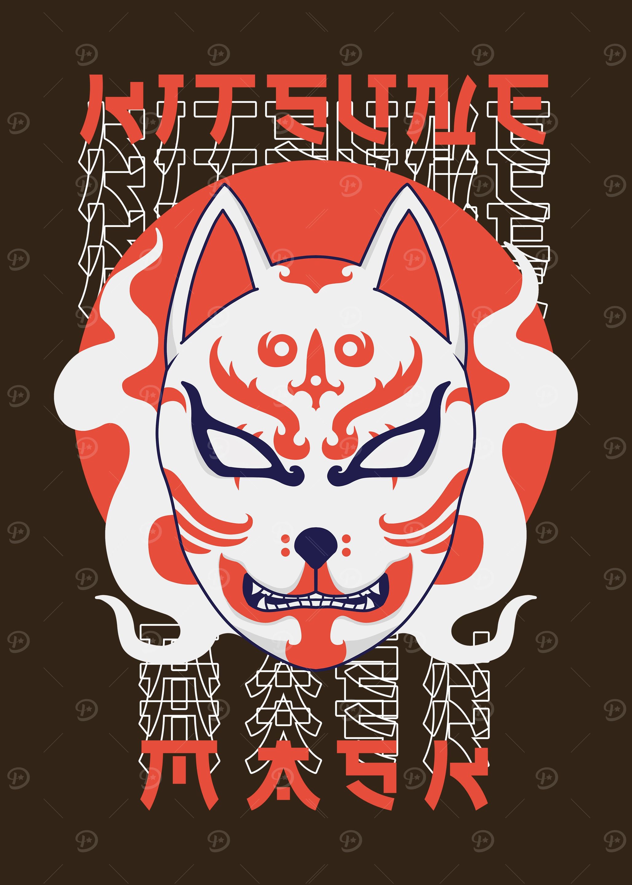 Kitsune mask 1