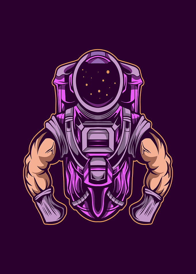 Strong astronaut