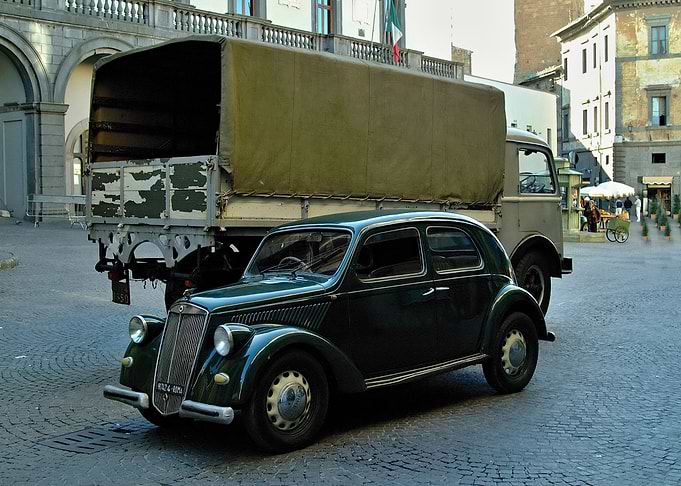 Old Alfa Romeo car