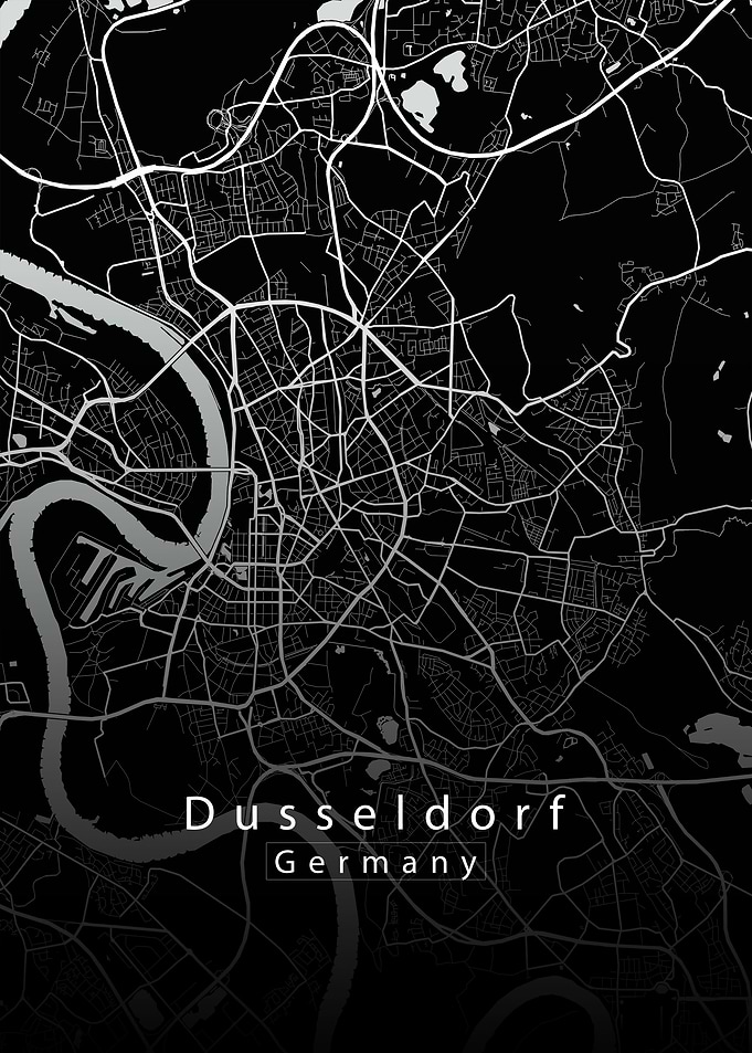 Dusseldorf City Map