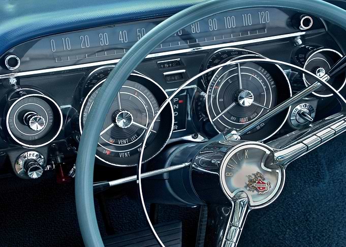 Classic Buick dashboard