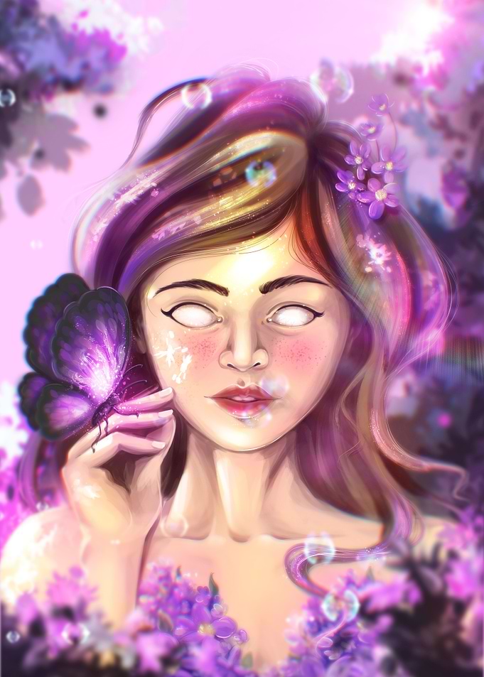 The blind eyed ghost girl