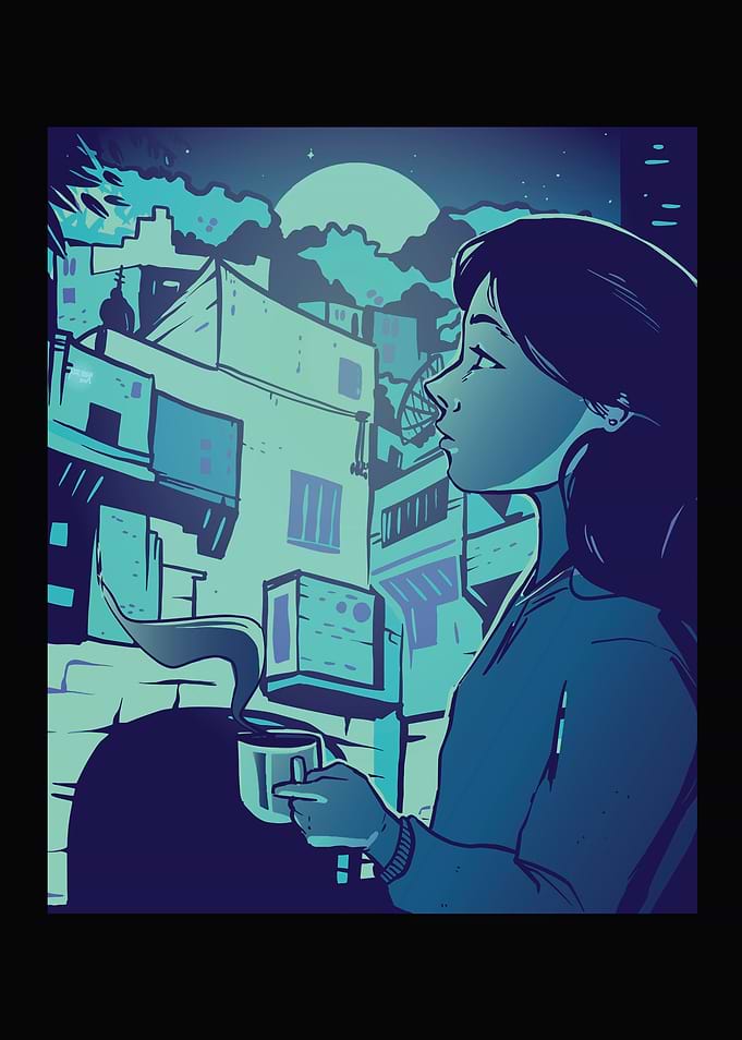 City night Vaporwave