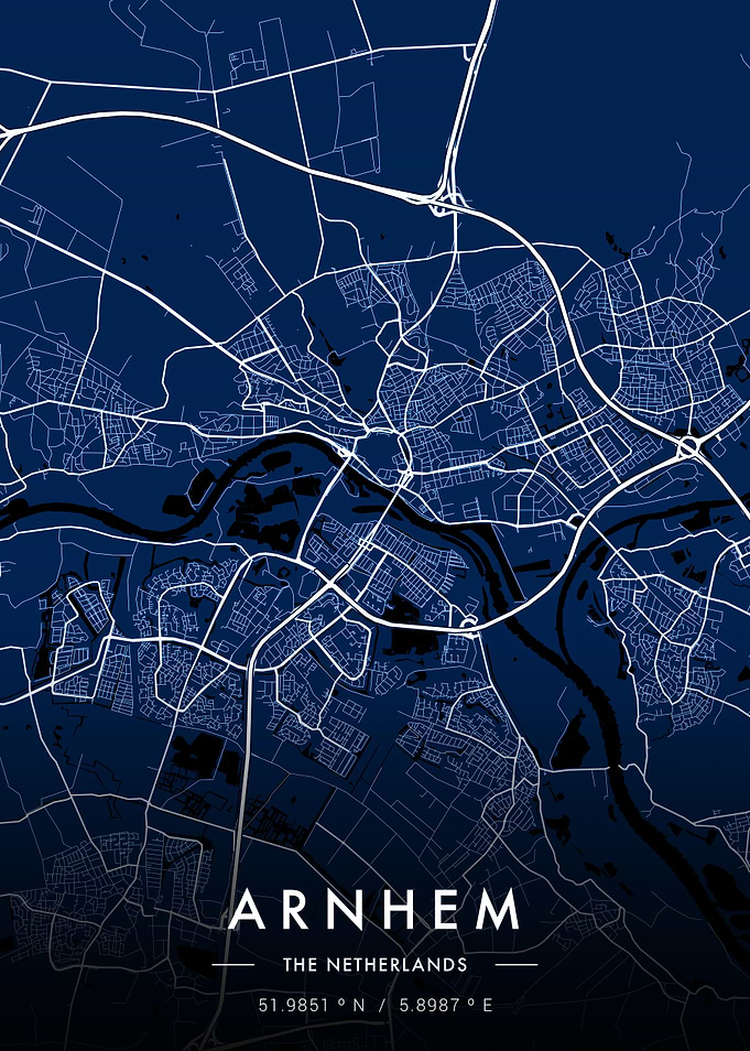 Arnhem City Map Blueprint