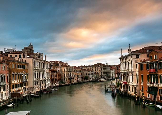 sunrise in venice