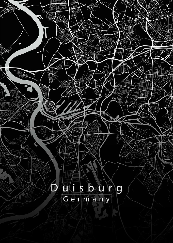 Duisburg City Map