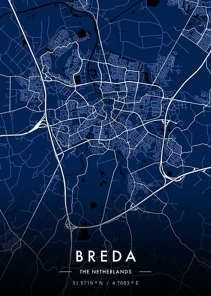Breda City Map Blueprint
