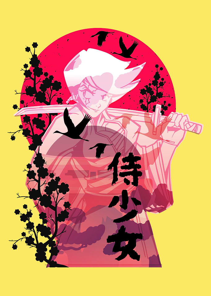 Samurai Woman Japan