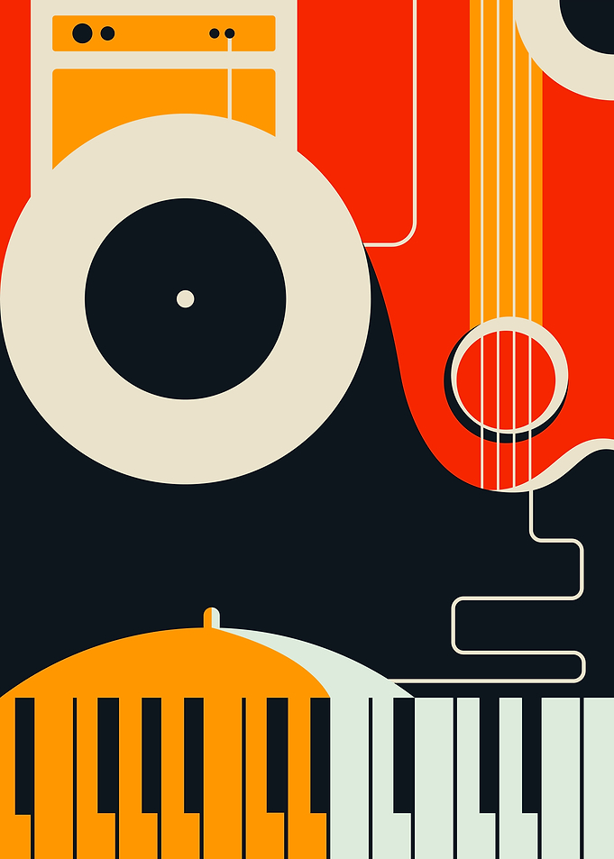 Abstract jazz music 2