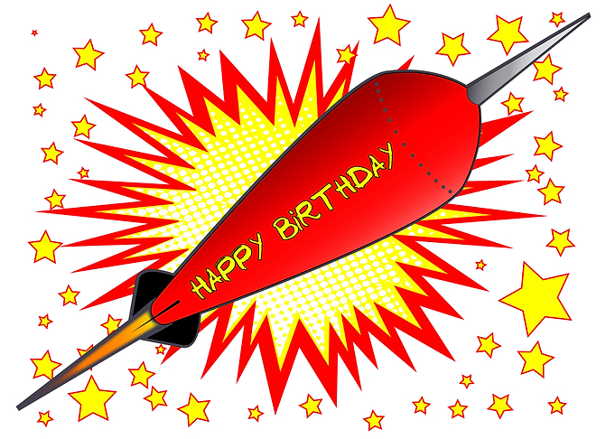 Happy Birthday Star Splash