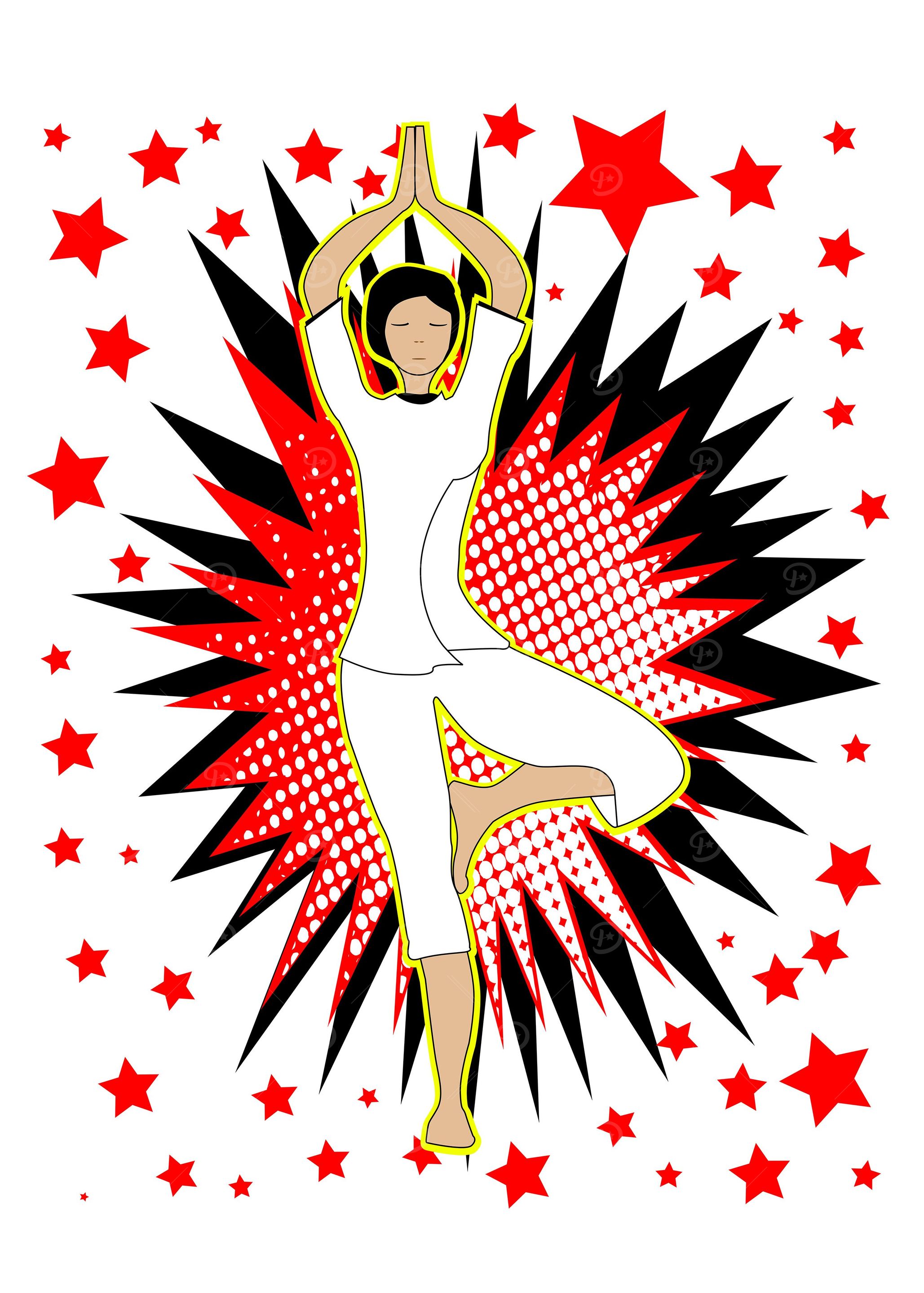 Yoga Pose Splash