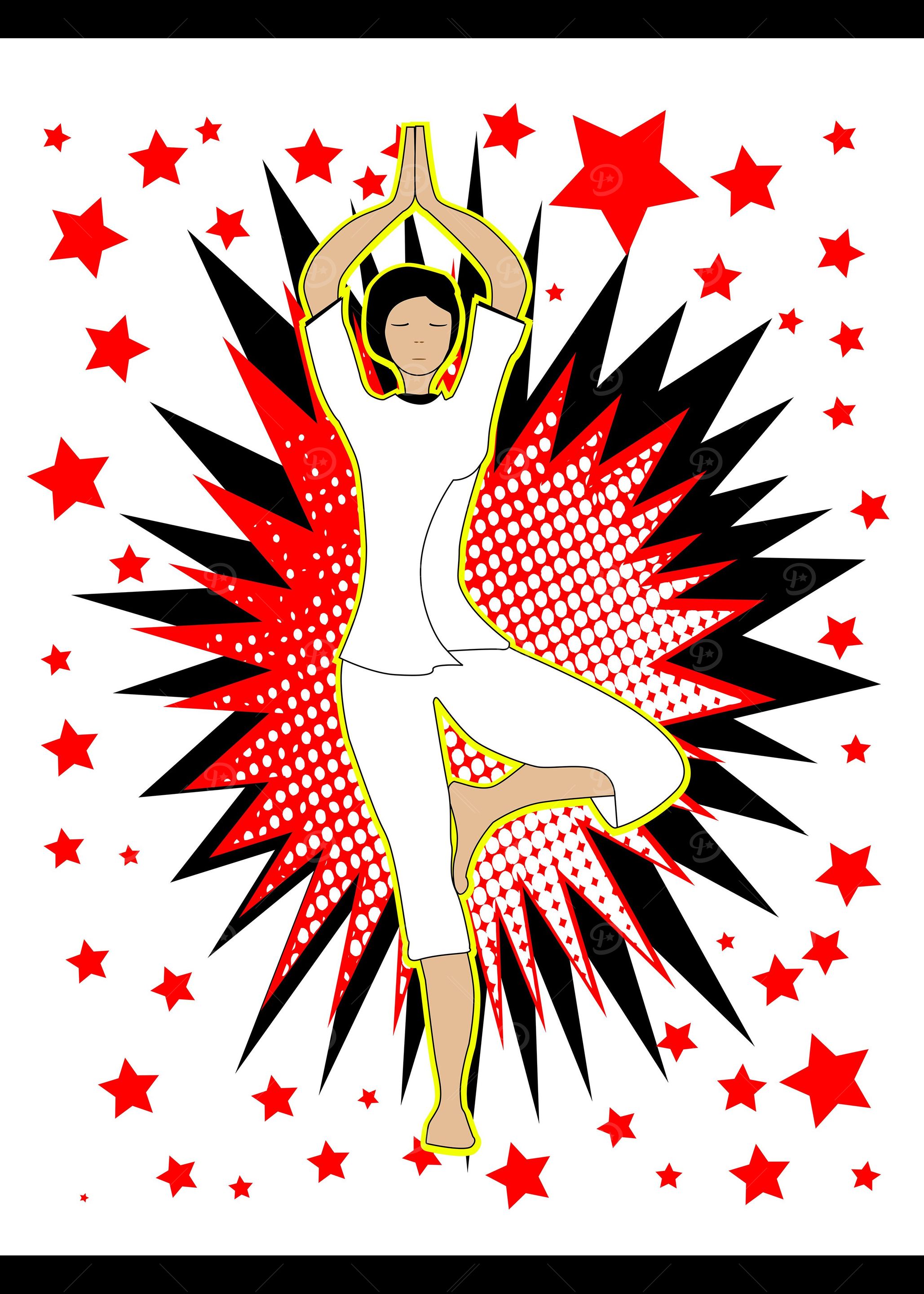 Yoga Pose Splash