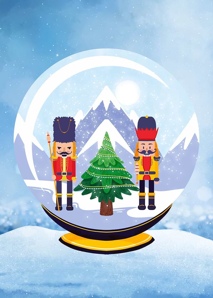 Nutcracker in Winter