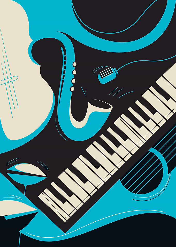 Abstract jazz music