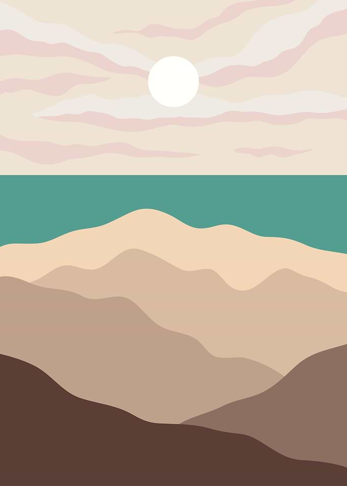 Nature Minimal modern art