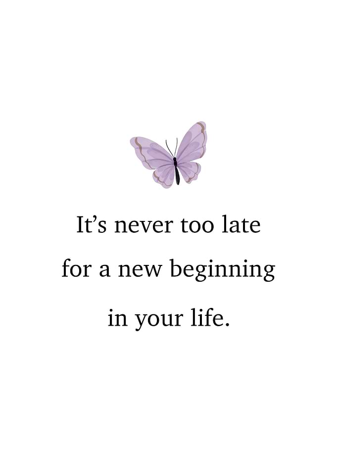 Never Too Late