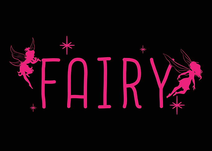 Fairycore Fairy Text Art