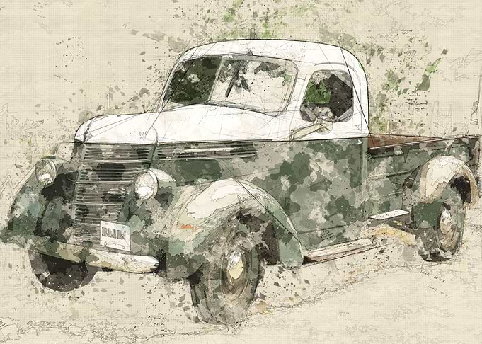 vintage old car