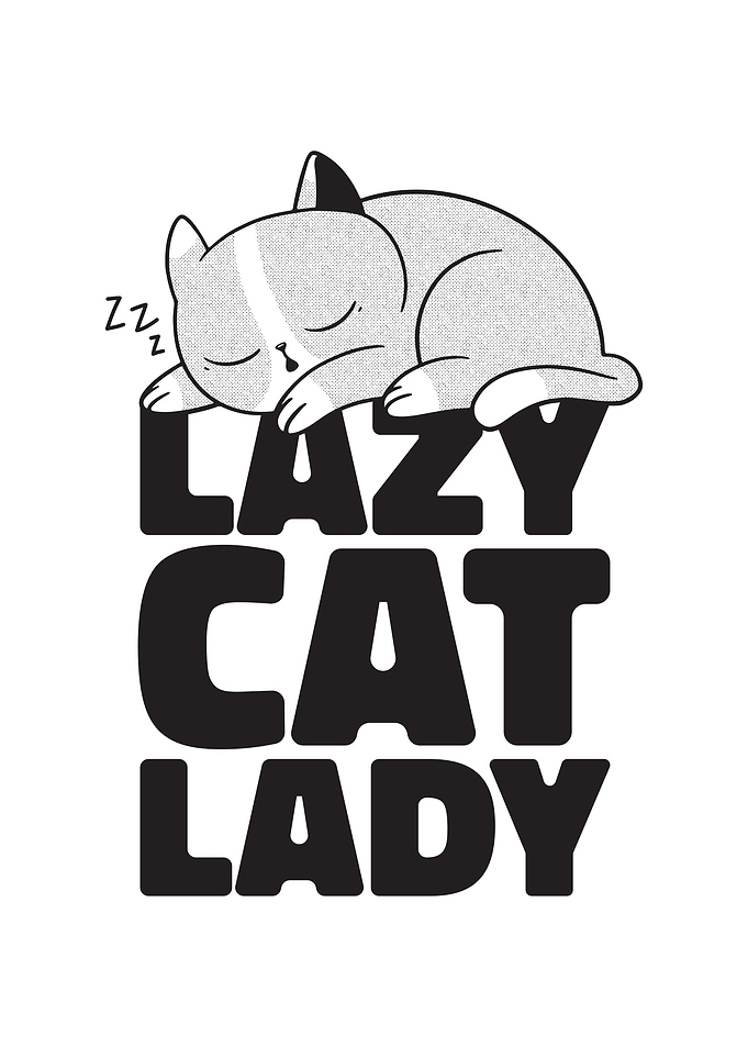 Lazy Cat Lady