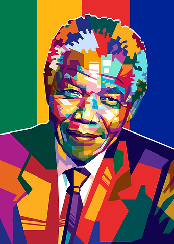 Nelson Mandela Pop art