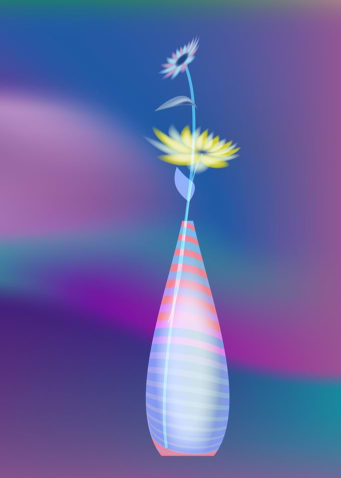 Digital daisies fantasy
