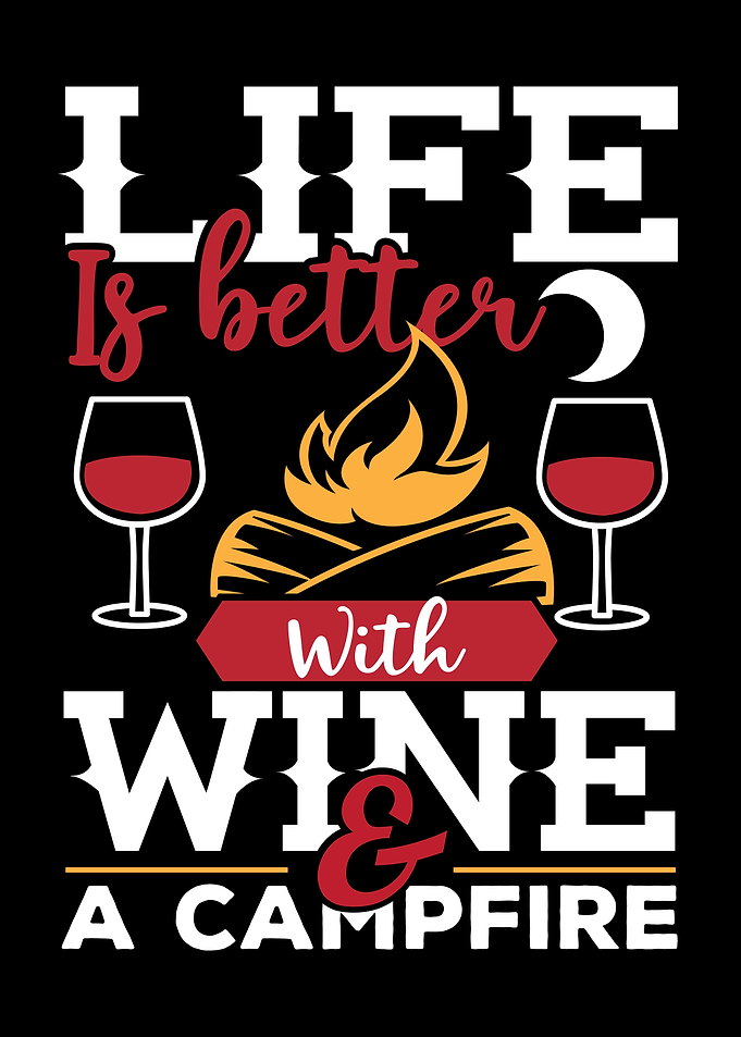 Wine And Campfire