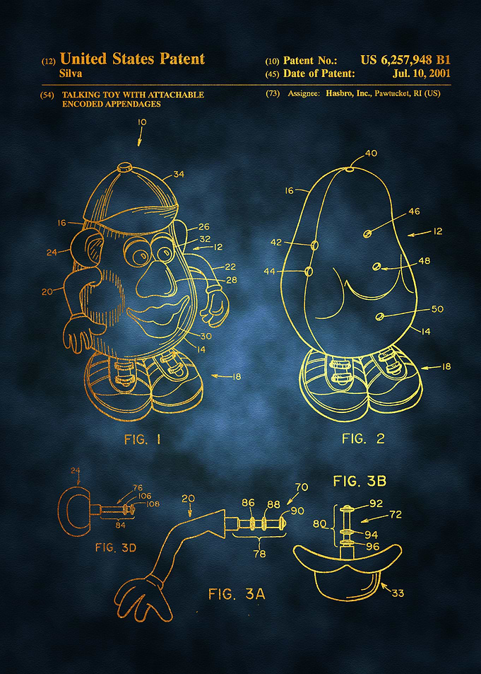 28 Mr Potato Head Patent
