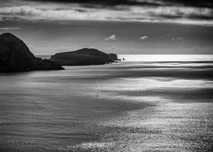 Madeira, island, B&W