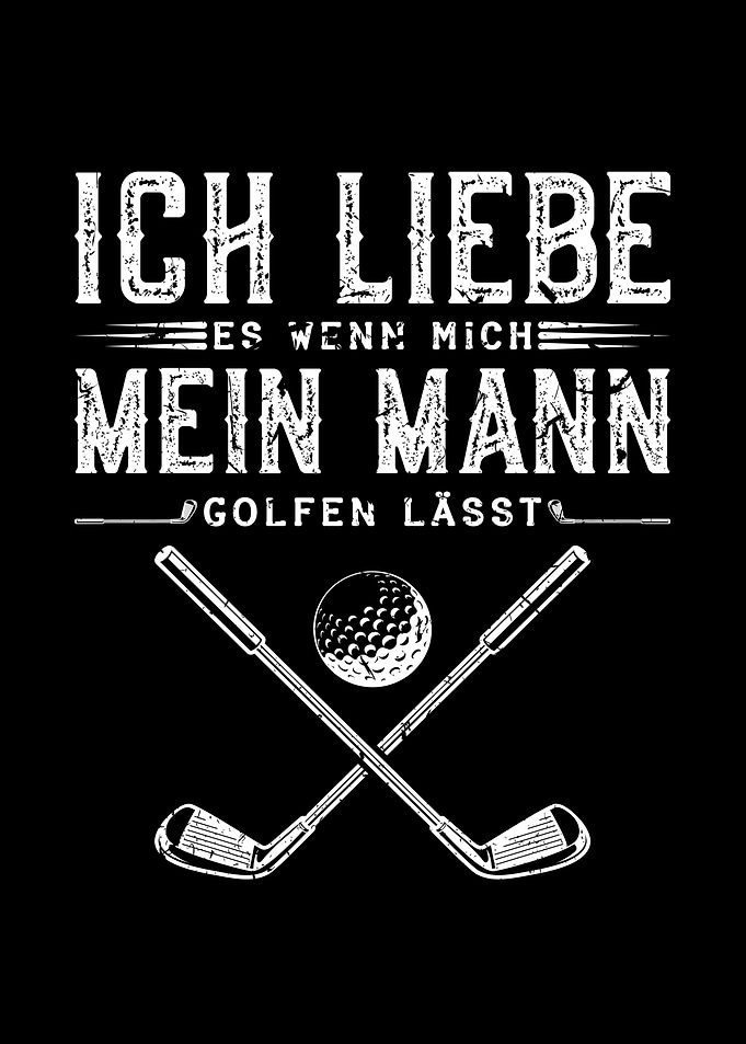 Ich Liebe Golf Golferin