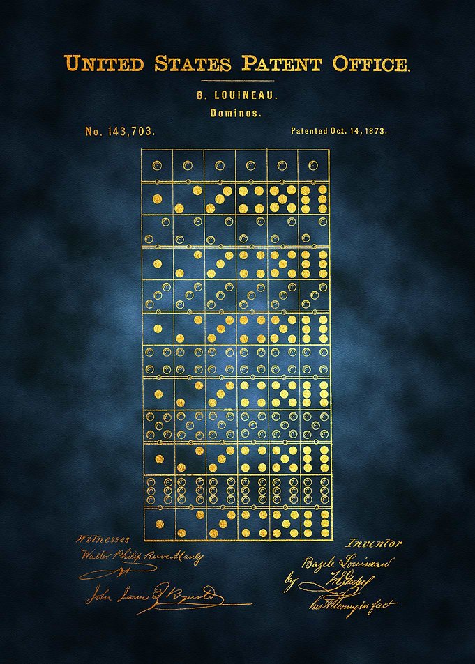 32 Dominoes Game Patent