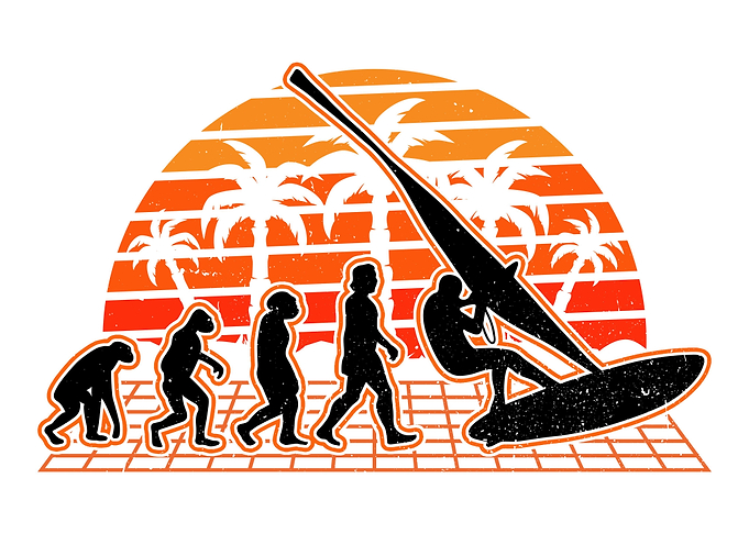 Windsurfer Evolution Sunse