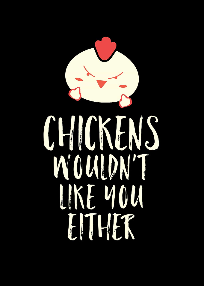 Chicken Saying Funny